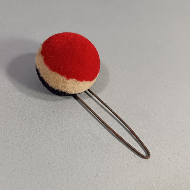 POMPON DE SHAKO MODELE 1872 1874 TOUTES ARMES COULEURS BLEU BLANC ROUGE POUR ETAT MAJOR